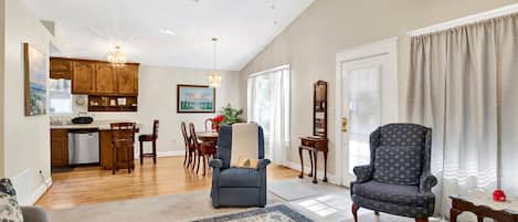 Téléviseur, lecteur de DVD, livres