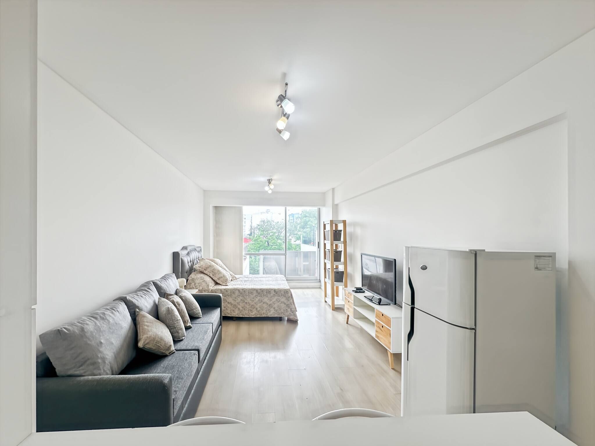 公寓, 1 间卧室, 无障碍, 阳台 | 客厅