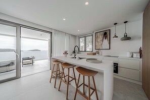 Private kitchen - Villa Korcula, by azure sea on magical natural island in Dalmatia. (Blato)