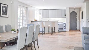 Dining - Lovely home in Les Arcs with private swimming pool, can be inside or outside (Les Arcs)