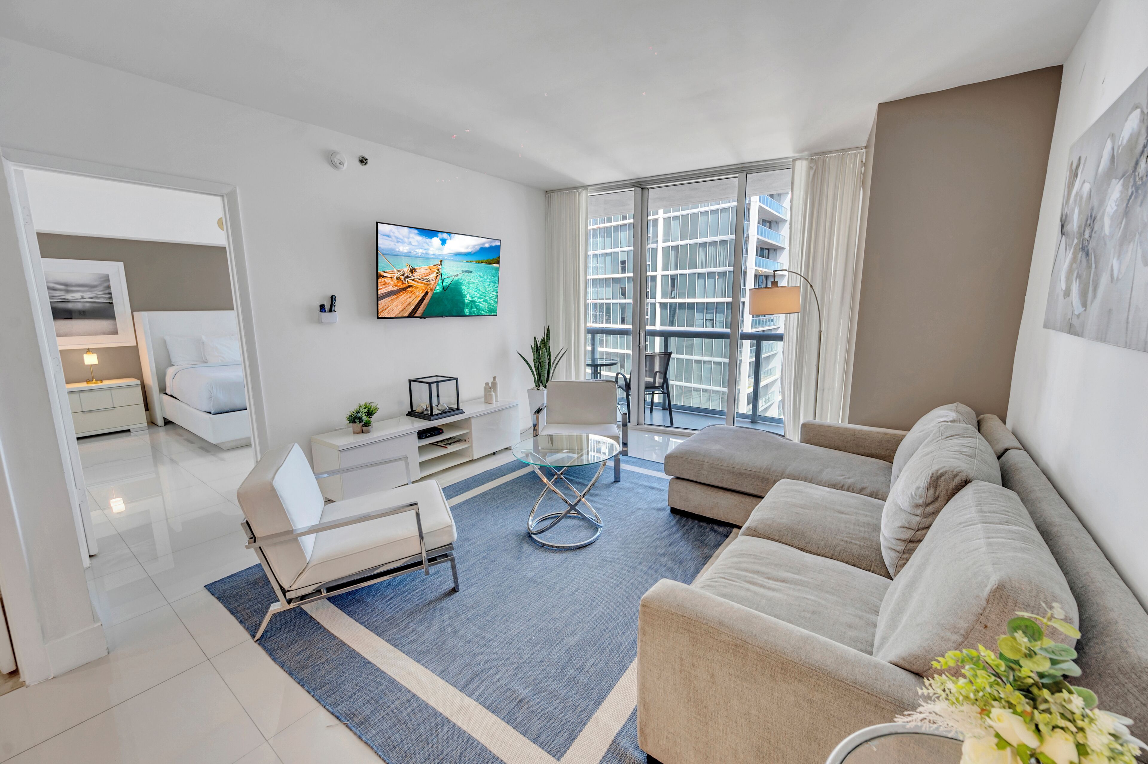 Apartment, Ocean View | Living area