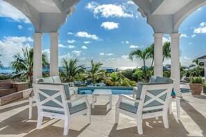 Pool - Villa Beauvoir: Ocean View (Orient Bay)