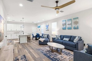 Townhome, Multiple Beds, Patio, City View (1906 W Cherry St, 2) | Living area - New Build in Old West 3 Bed, 2 Bath Family Rental (Tampa)