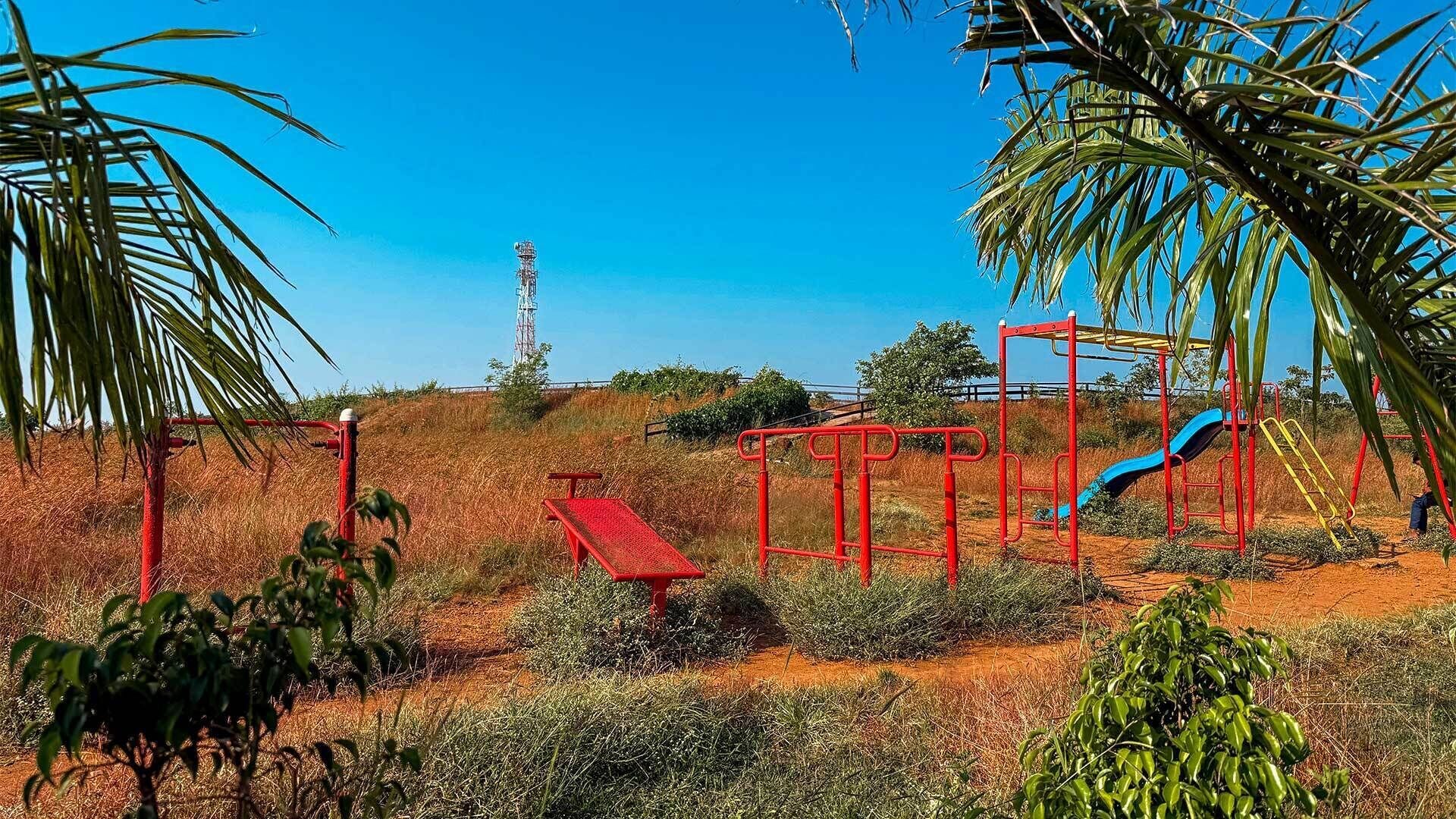 Área de juegos infantiles al aire libre