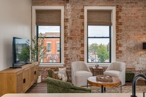Living area - The Guten Tag Loft (New Ulm)