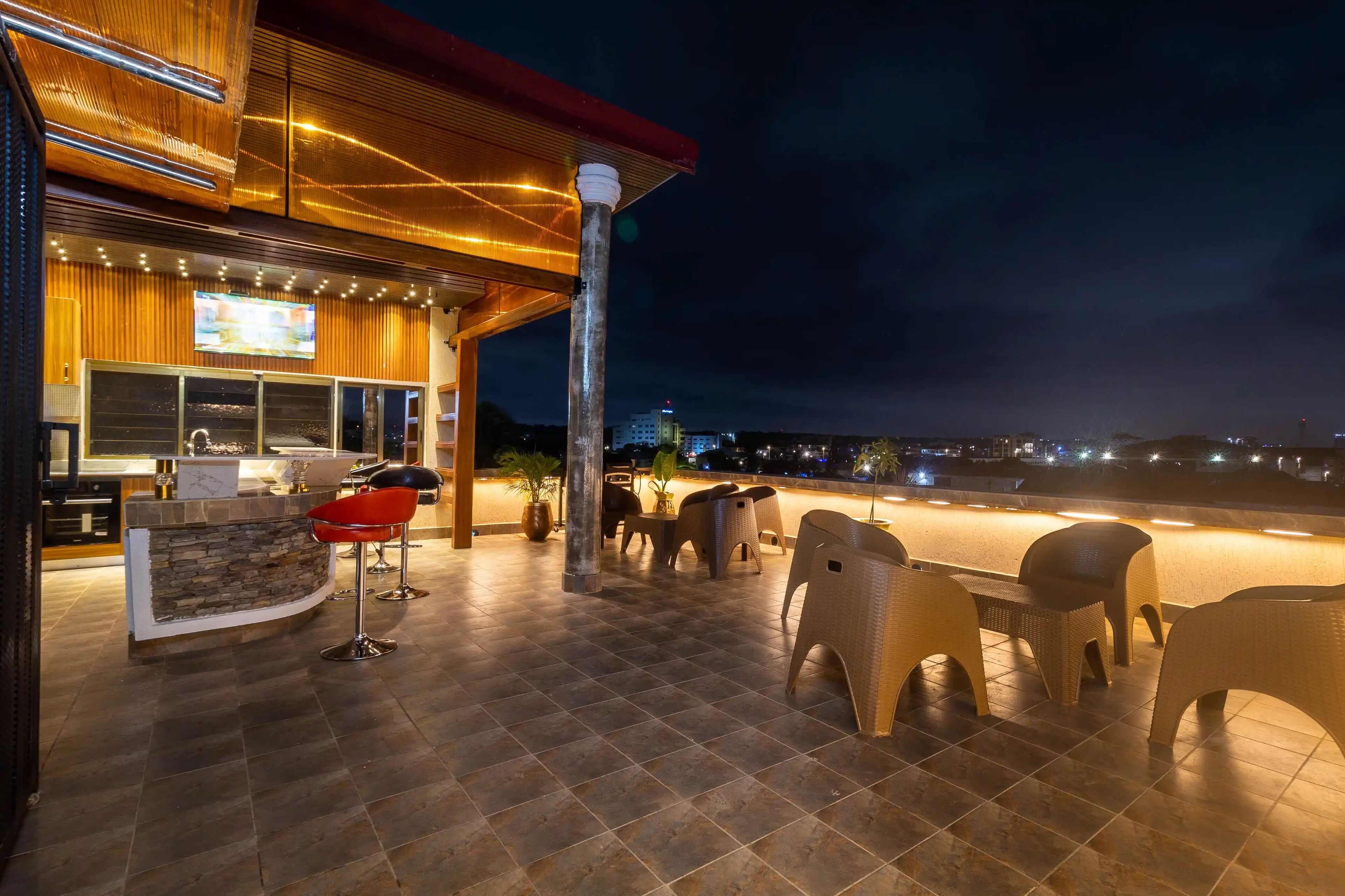 Luxury Penthouse, City View | Terrace/patio