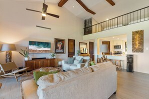 Living room - Luxury Condo at Reserva Conchal with Incredible Ocean Views and Exclusive Beach Club Access (Brasilito)