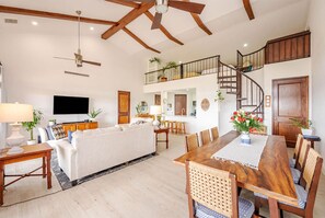 Condo, Balcony, Ocean View | Living area - Luxury Condo at Reserva Conchal with Incredible Ocean Views and Exclusive Beach Club Access (Brasilito)