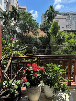 Camera, 1 camera da letto, fumatori, balcone | Giardino