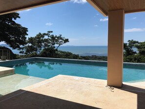 Outdoor pool - Custom Hillside Villa overlooking the Pacific surrounded by wildlife (Veracruz)