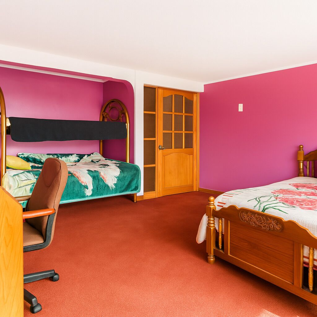 Tabla de planchar con plancha, wifi y ropa de cama 