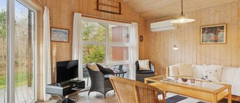 Fernseher, Kamin