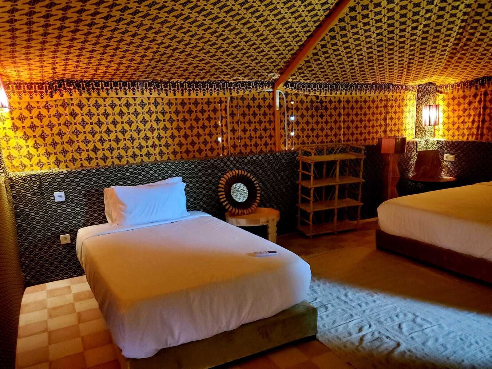 Luxury Quadruple Room, Desert View | Free WiFi, bed sheets