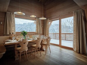 Dining - Chalet Gridloup - Wonderful mountain views in every season - OVO Network (Notre-Dame-de-Bellecombe)