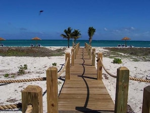 Camastros y toallas de playa 