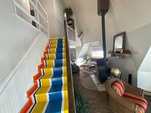 Televisor intel·ligent i llar de foc 