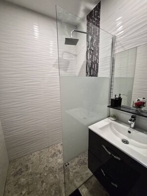 Bathroom - 150m² villa for 6 people with swimming pool (BISCARROSSE)