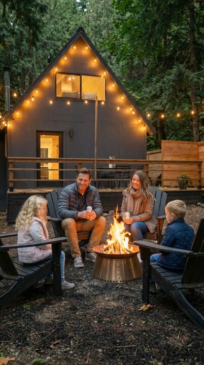 Hike/Fish in the Northern Cascades, stay in a designer luxe Scandi cabin