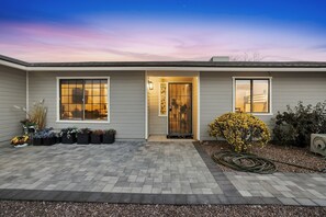 Exterior - Private Spa Estate: Hot Tub, Sauna, Cold Plunge + Game Room | 3BR Sleeps 8 (Prescott Valley)