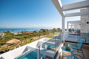 Property grounds - Olive Grove Panorama 5 – Sea Views, Pool, WiFi, Aircon (Hanioti)