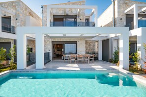 Pool - Olive Grove Panorama 5 – Sea Views, Pool, WiFi, Aircon (Hanioti)