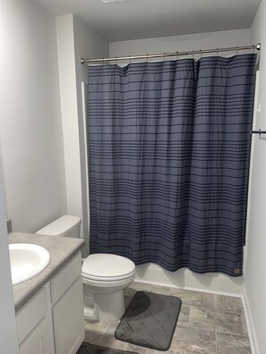 Towels, soap, toilet paper