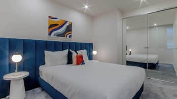 3 bedrooms, iron/ironing board, travel cot, WiFi