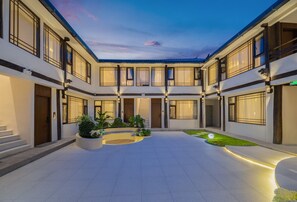 Façana frontal de l'allotjament