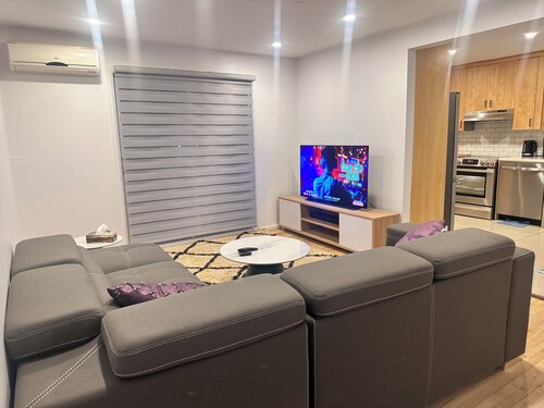Large furnished 4 1/2 flat in Laval / Canada with 2 bedrooms