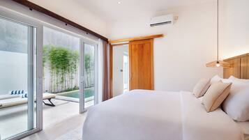 Villa, 3 Bedrooms, Private Pool, Pool View | In-room safe, blackout drapes, free WiFi, bed sheets