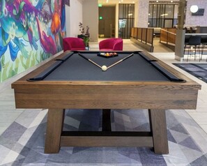 Game room - Modern Studio • Gym + Lounge with Pool Table (Baltimore)
