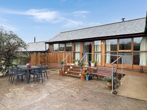 Outdoor dining - Westlands, Brendon Hill on Exmoor (Nr Watchet)