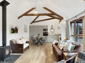 TV, fireplace - Westlands, Brendon Hill on Exmoor (Nr Watchet)