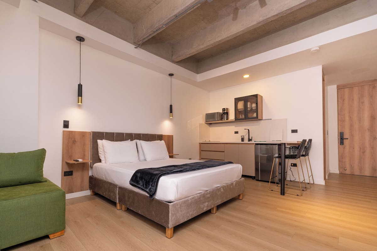 In-room safe, desk, laptop workspace, blackout drapes