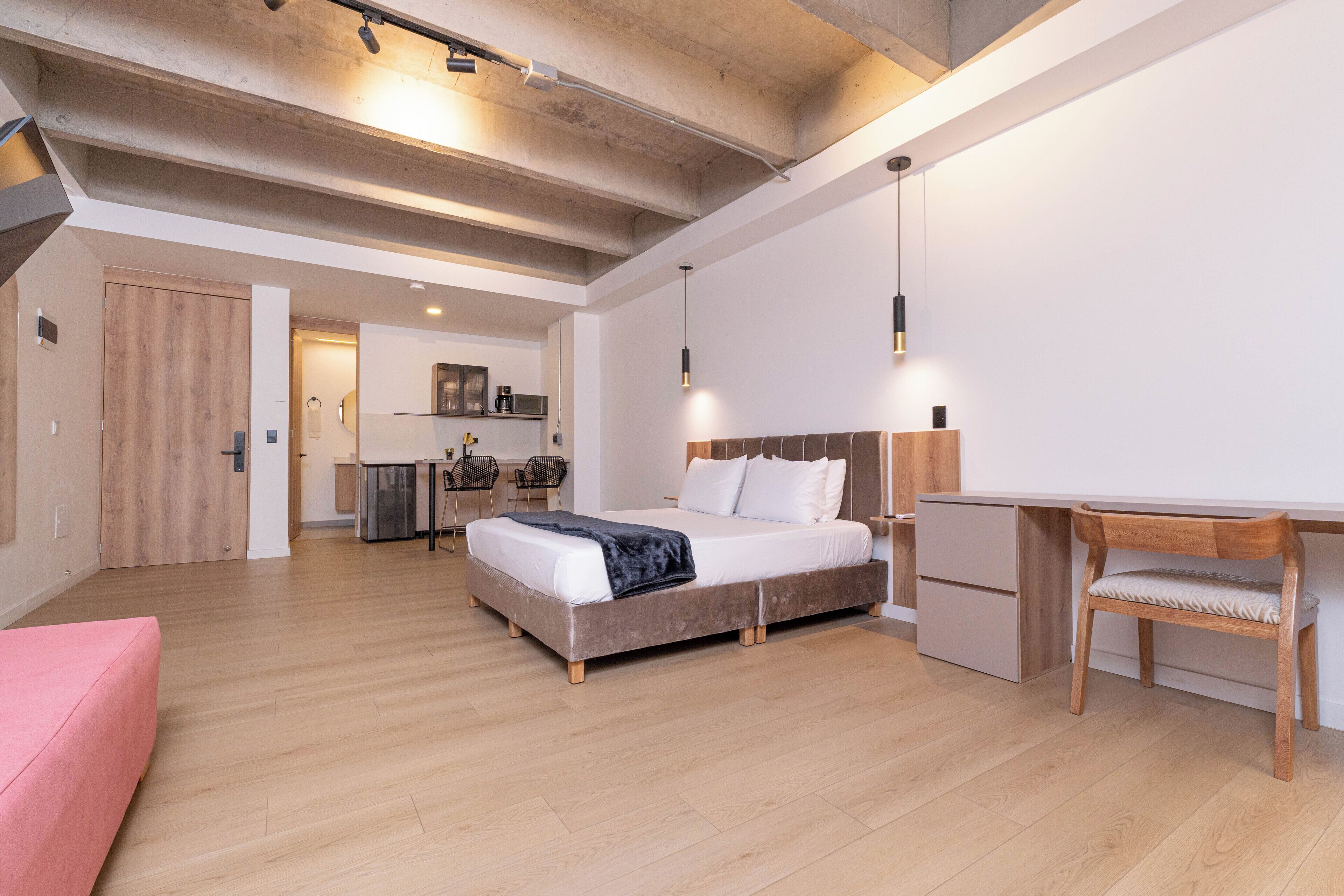 In-room safe, desk, laptop workspace, blackout drapes