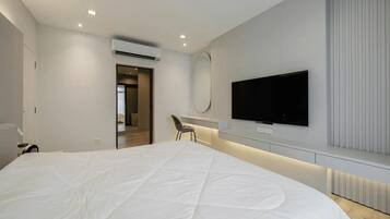 Egyptian cotton sheets, premium bedding, down duvets, memory-foam beds