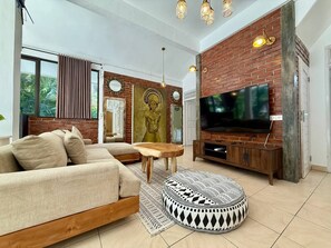 Living area - Villa White Orchid - Enclosed living area - Seminyak center - Quiet Private Pool (Seminyak)