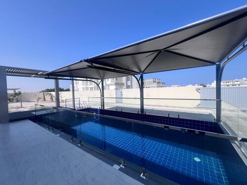 Gorgeous 4-bedroom Chalet with Pool in peaceful Rumais