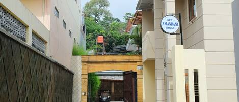 Façade de l’hébergement