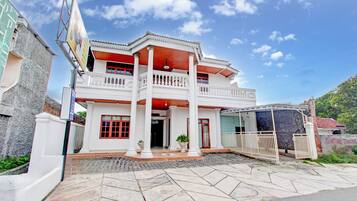 Voorkant van accommodatie