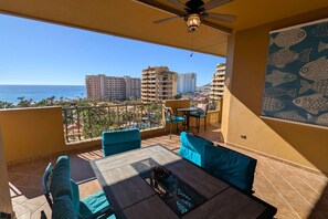 Outdoor dining - Sea View From Private Patio - 2BR/2BA Bella Sirena (Puerto Peñasco)
