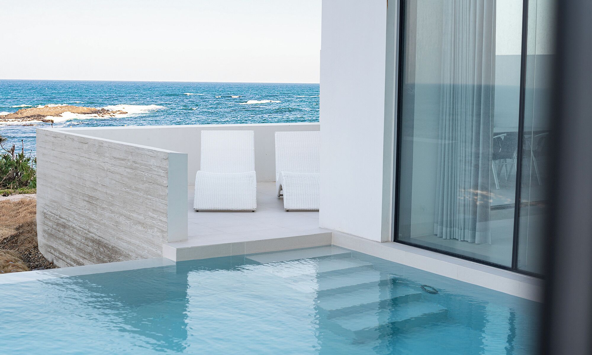 Doppel- oder Zweibettzimmer, Meerblick