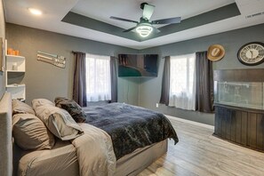 3 soverom, strykejern/-brett, wi-fi (inkludert) og sengetøy