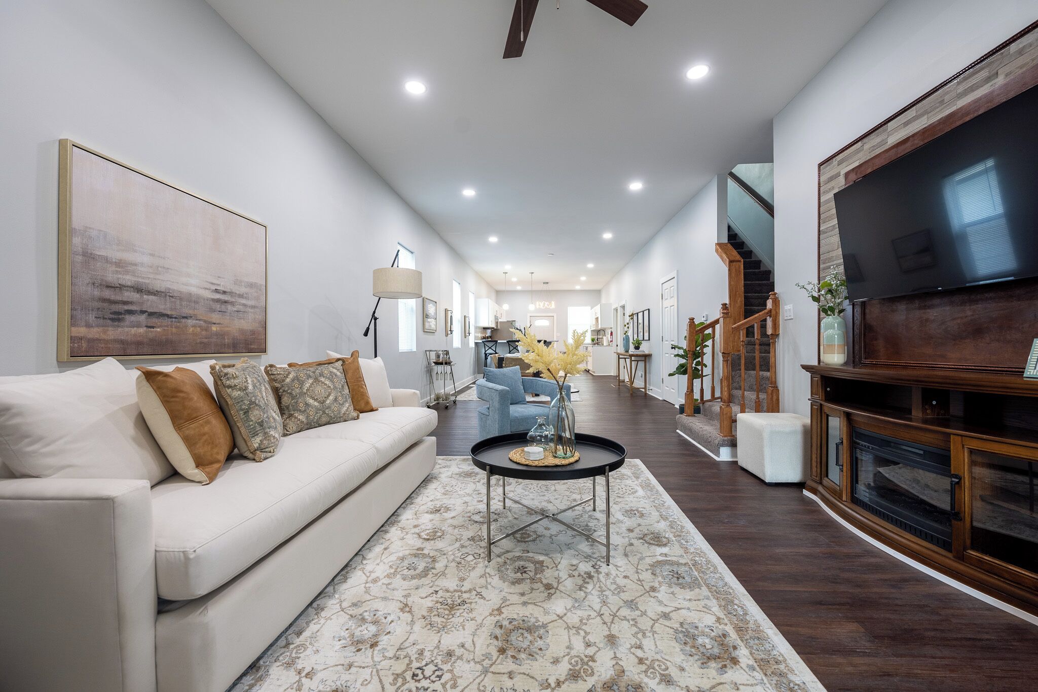 Casa familiar | Área de sala de estar