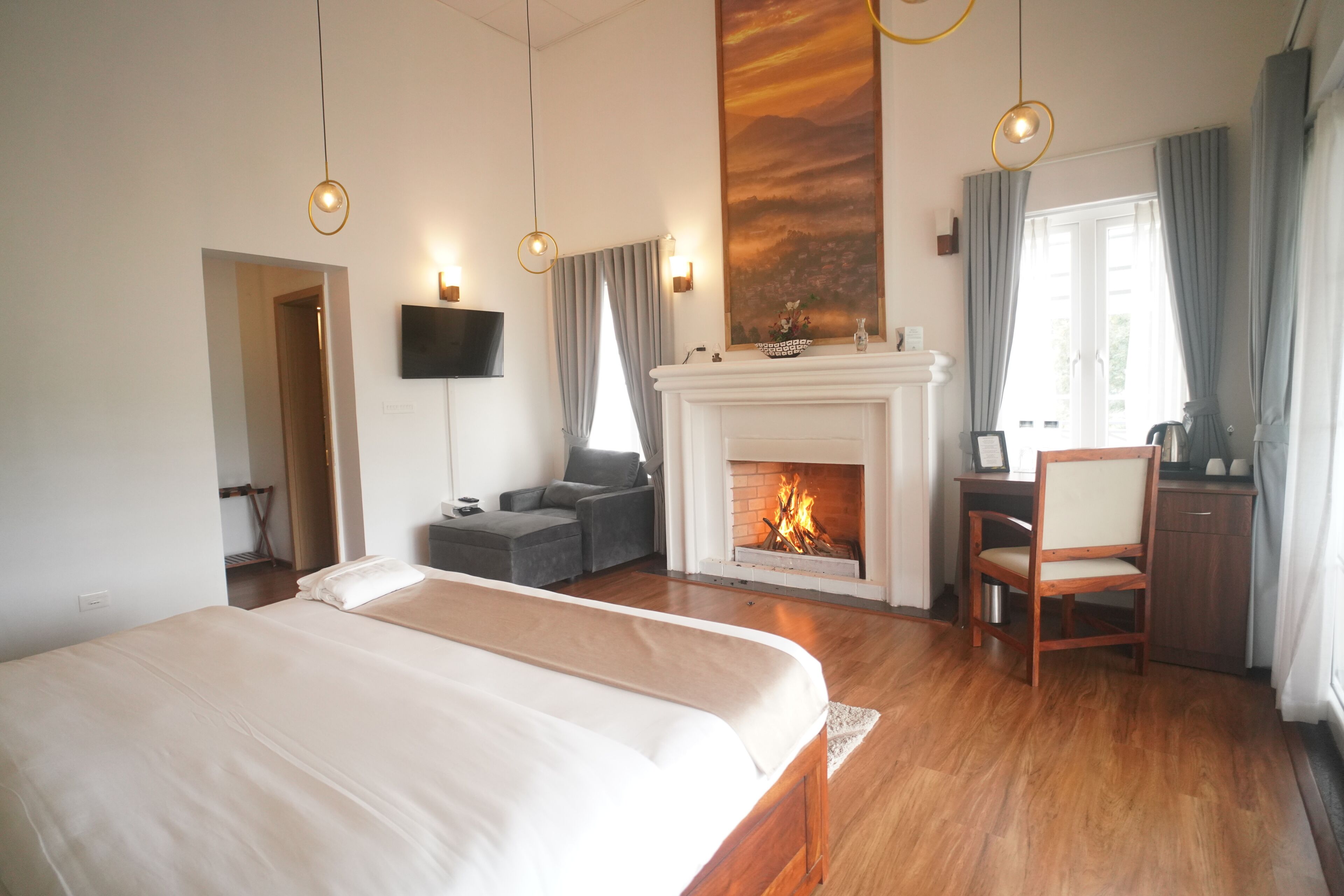 Panoramic Double Room, Balcony, Mountain View | In-room safe, blackout drapes, WiFi (free)