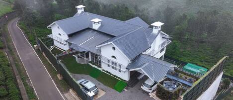 Majoituspaikan julkisivu