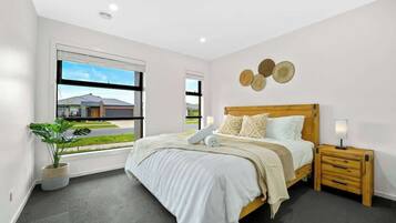 5 bedrooms, iron/ironing board, travel cot, WiFi