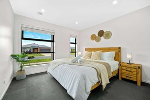 5 bedrooms, iron/ironing board, travel cot, WiFi