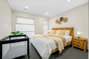 5 bedrooms, iron/ironing board, travel crib, WiFi