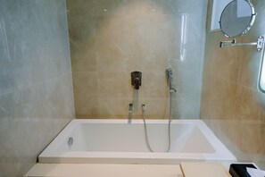 Signature Suite, Non Smoking, City View | Bathroom | Hair dryer, slippers, towels, soap - Pride Premier Alwar (Alwar Rajasthan)